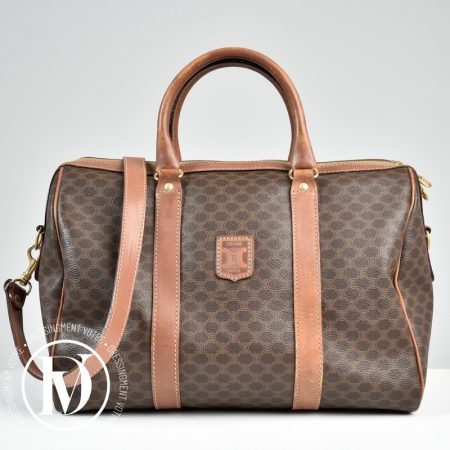 Sac Boston bandoulière toile Triomphe vintage - Céline Dressingment Votre