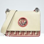 Sac Kan I Logo en cuir bicolore - Fendi Dressingment Votre