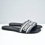 Mules D-Way en cuir et coton bleu p.39 - Dior Dressingment Votre