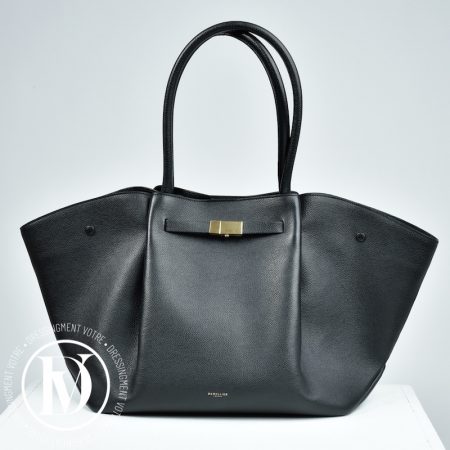 Sac The New York en cuir grainé noir - Demellier Dressingment Votre