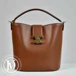 Sac seau Louise MM en cuir tan - Céline Dressingment Votre