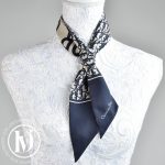 Mitzah en soie oblique bleu - Dior Dressingment Votre