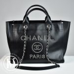 Cabas Deauville en cuir caviar noir - Chanel Dressingment Votre
