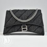 Sac Crush XS en denim gris - Balenciaga Dressingment Votre
