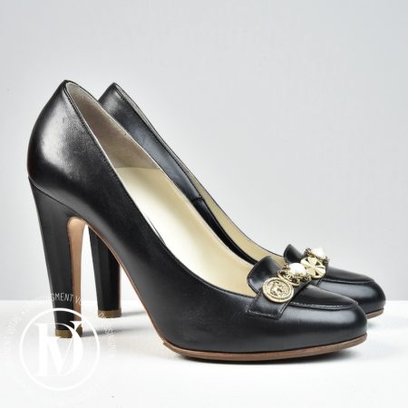 Escarpins en cuir noir p.39 - Chanel Dressingment Votre