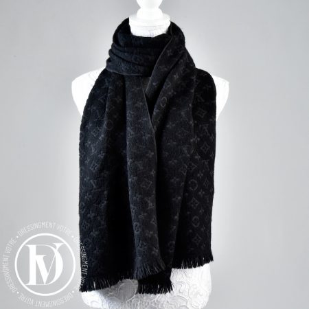 Écharpe Monogram Classic noire - Louis Vuitton Dressingment Votre