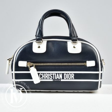 Sac DiorVibe mini en cuir bleu - Dior Dressingment Votre