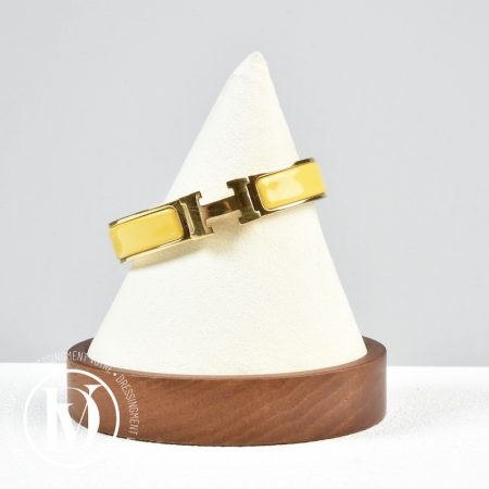 Bracelet Clic H PM jaune - Hermès Dressingment Votre