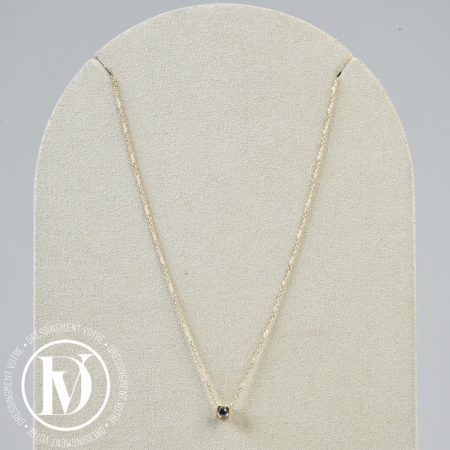 Collier Le Cube en or jaune et saphir - Dinh Van Dressingment Votre