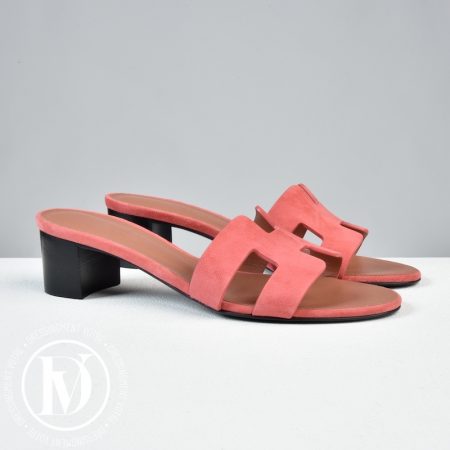 Mules Oasis rouge cinétique p.37,5 - Hermès Dressingment Votre