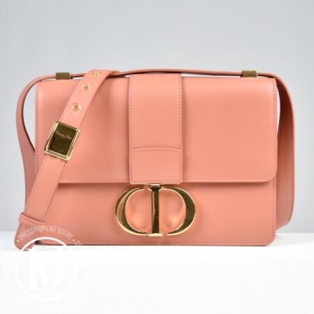 Sac 30 Montaigne en cuir saumon - Dior