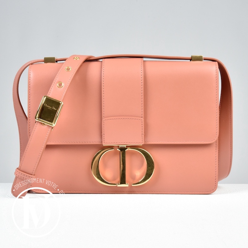 Sac 30 Montaigne en cuir saumon - Dior Dressingment Votre