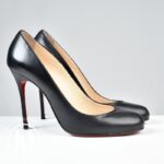 Escarpins Fifi 100 en cuir noir p.39,5 - Christian Louboutin Dressingment Votre