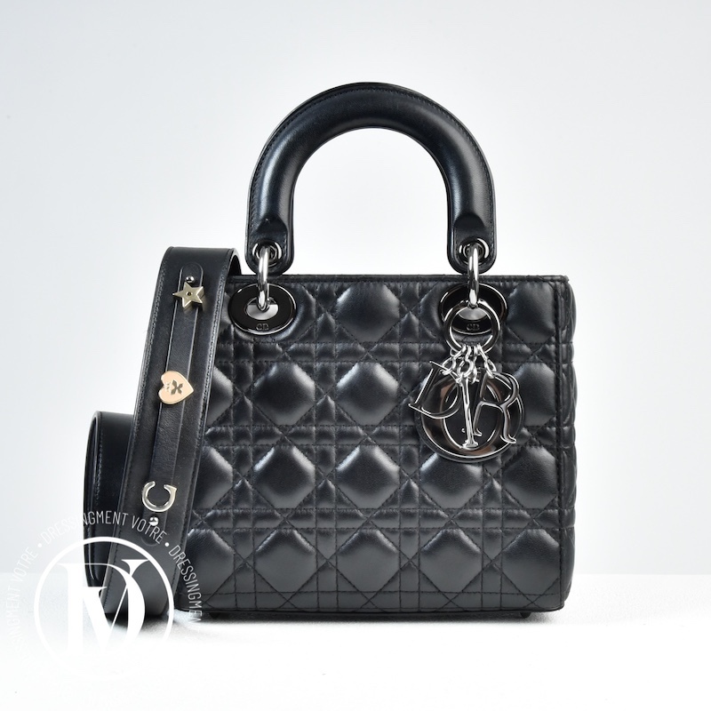 Sac Lady Dior My ABCDior small en cuir noir - Dior Dressingment Votre