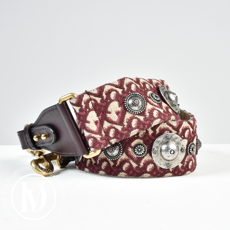 Bandoulière brodée avec anneaux - Dior Dressingment Votre