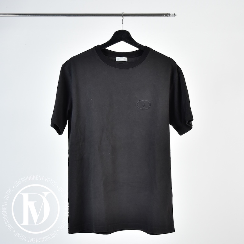 T-shirt CD Icon en coton noir t.M - Dior Dressingment Votre
