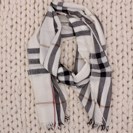 Foulard tartan en cachemire et laine - Burberry Dressingment Votre