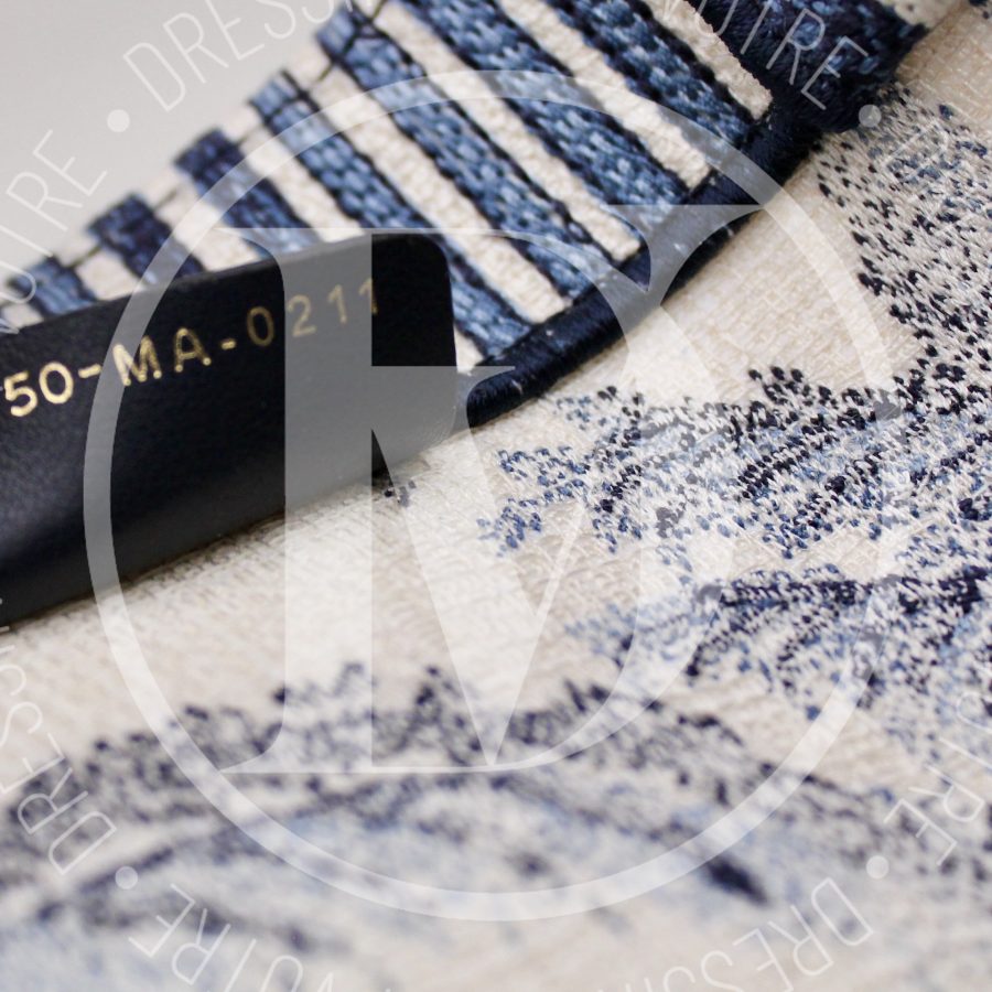 Sac Tote Book en toile motif Palms bleue - Louis Vuitton Dressingment Votre
