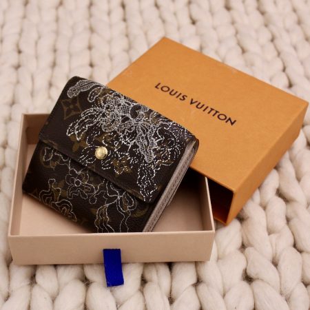 Porte-monnaie monogram dentelle et toile monogram - Louis Vuitton Dressingment Votre