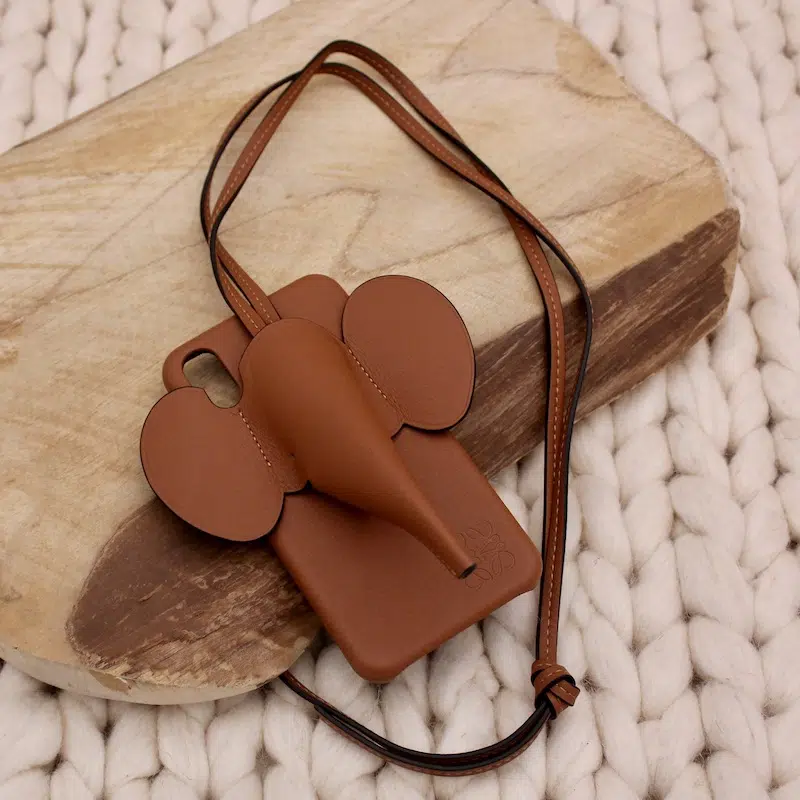 Coque en cuir tan - Loewe Coque en cuir tan - Loewe