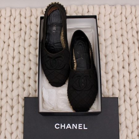 Espadrilles en toile noire p.38 - Chanel Dressingment Votre