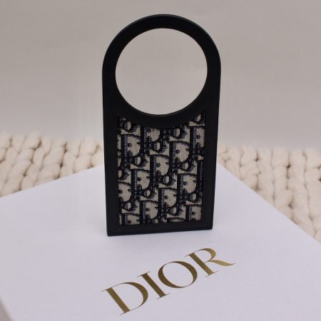 Accroche porte en cuir bleu nuit - Dior