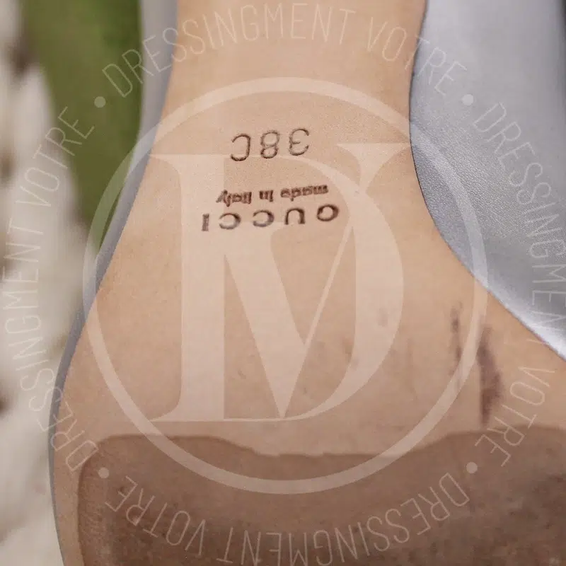 Escarpins Horsebit en cuir argenté p.38 - Gucci Escarpins Horsebit en cuir argenté p.38 - Gucci – Image 6