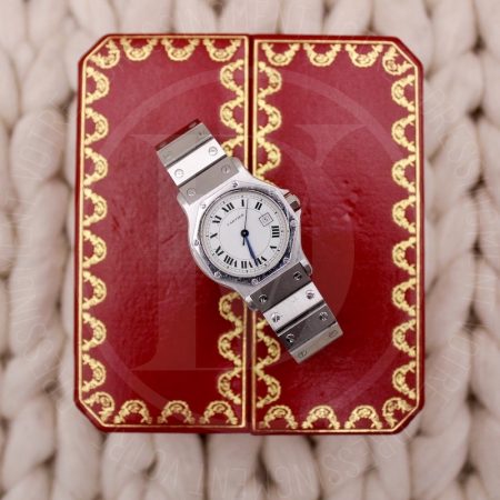 Montre Santos Octagon en acier - Cartier Dressingment Votre