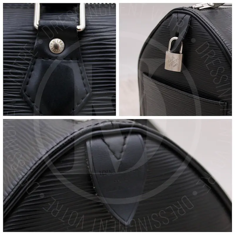 Louis Vuitton Speedy 35 Cuir Epi Noir - Occasion Bon état - IconPrincess
