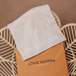 Serviette de plage Lvacation en coton blanc crème - Louis Vuitton Dressingment Votre