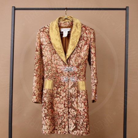 Manteau vintage en viscose t.38 - Dior Dressingment Votre