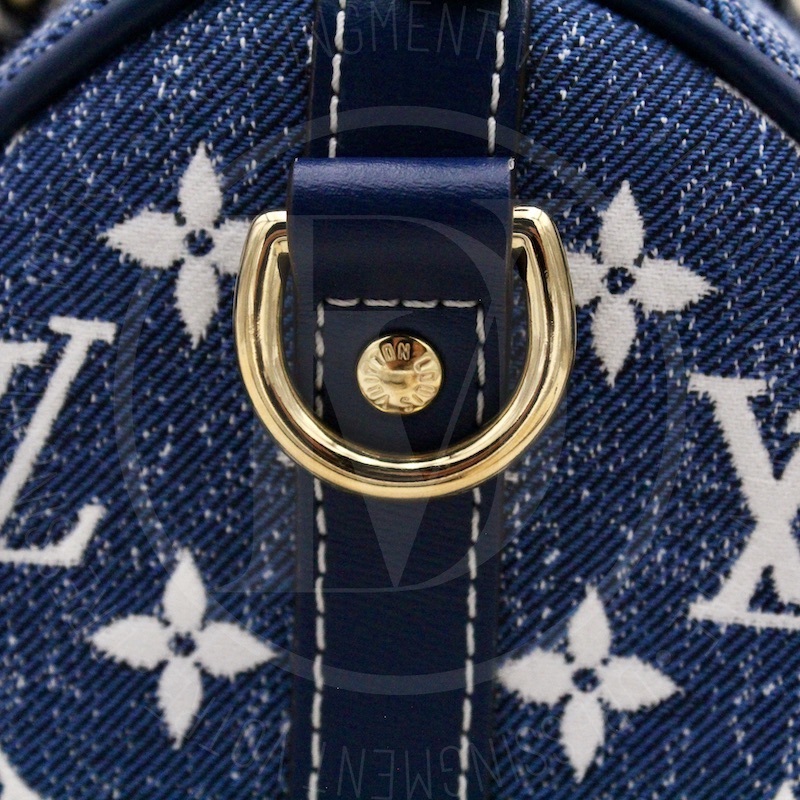 Sac Speedy 25 jacquard denim monogram - Louis Vuitton
