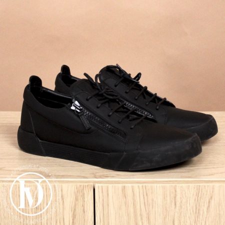 Sneakers basses en cuir noir p.45 - Giuseppe Zanotti