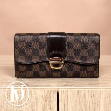 Portefeuille Sistina en toile damier ébène - Louis Vuitton Portefeuille Sistina en toile damier ébène - Louis Vuitton Dressingment Votre