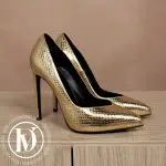 Escarpins en cuir effet python p.37,5 - Saint Laurent Dressingment Votre