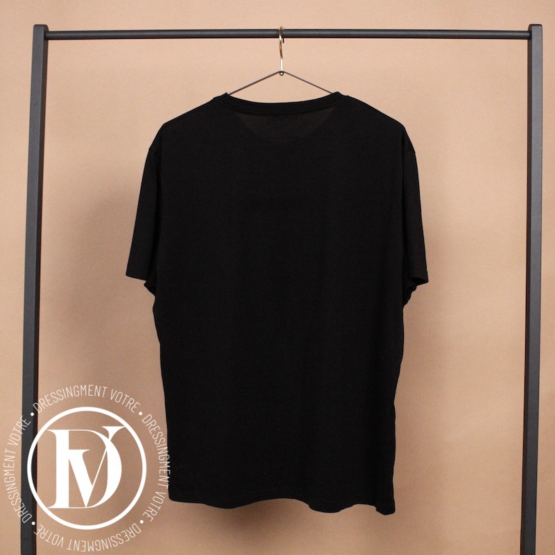 T-shirt à logo en coton noir t.XL - Balmain Dressingment Votre