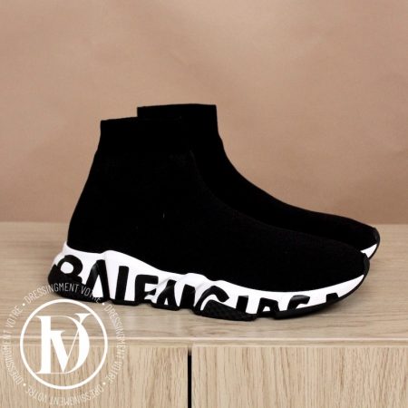 Sneakers Speed Graffiti maille 3D noires p.40 - Balenciaga Dressingment Votre