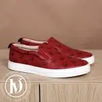 Slip-on en cuir rouge tête de mort p.42 - Gucci Dressingment Votre