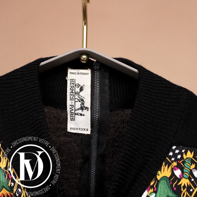 Pull fin "Feux d'artifice" en soie et laine t.44 - Hermès Dressingment Votre
