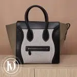 Sac mini luggage tri-matières tricolore - Céline Dressingment Votre