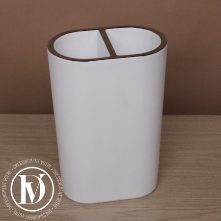 Vase GM Odysée en terre cuite blanc - Hermès