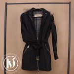 Manteau long matelassé noir t.L - Burberry Dressingment Votre