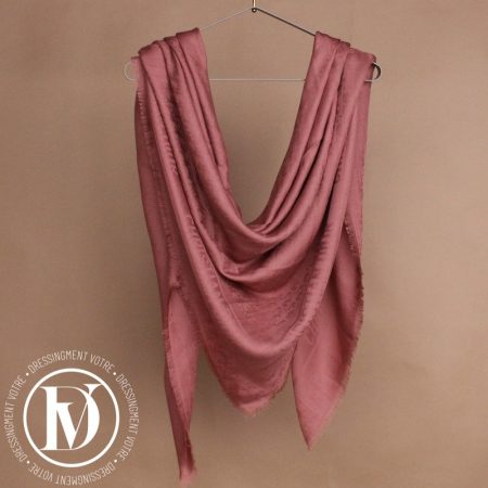 Châle D-Oblique vieux rose - Dior Dressingment Votre