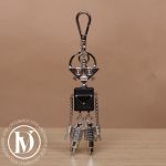 Porte-clés robot en cuir Saffiano - Prada Dressingment Votre