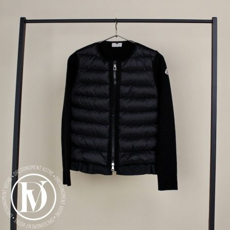 Doudoune / veste en coton noir t.S - Moncler