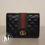 Portefeuille GG marmont en cuir noir - Gucci Dressingment Votre