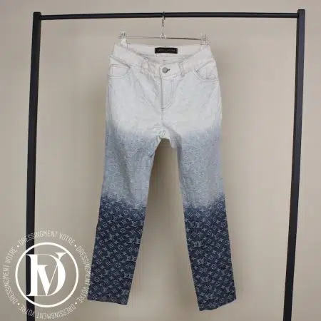 Jeans en coton bleu monogram t.38 - Louis Vuitton Jeans en coton bleu monogram t.38 - Louis Vuitton Dressingment Votre