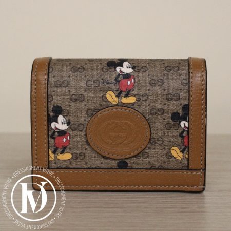 Portefeuille / porte-cartes en toile GG Disney - Gucci