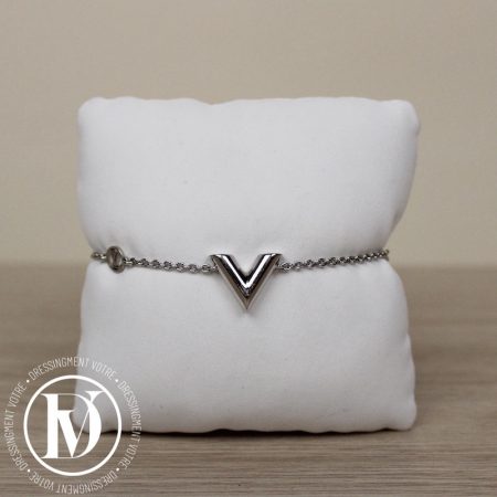Bracelet Essential V en métal argenté - Louis Vuitton Dressingment Votre