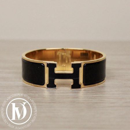 Bracelet Clic H noir GM - Hermès Dressingment Votre